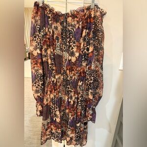 Rachel Zoe Multicolor Floral Dress Size 12
